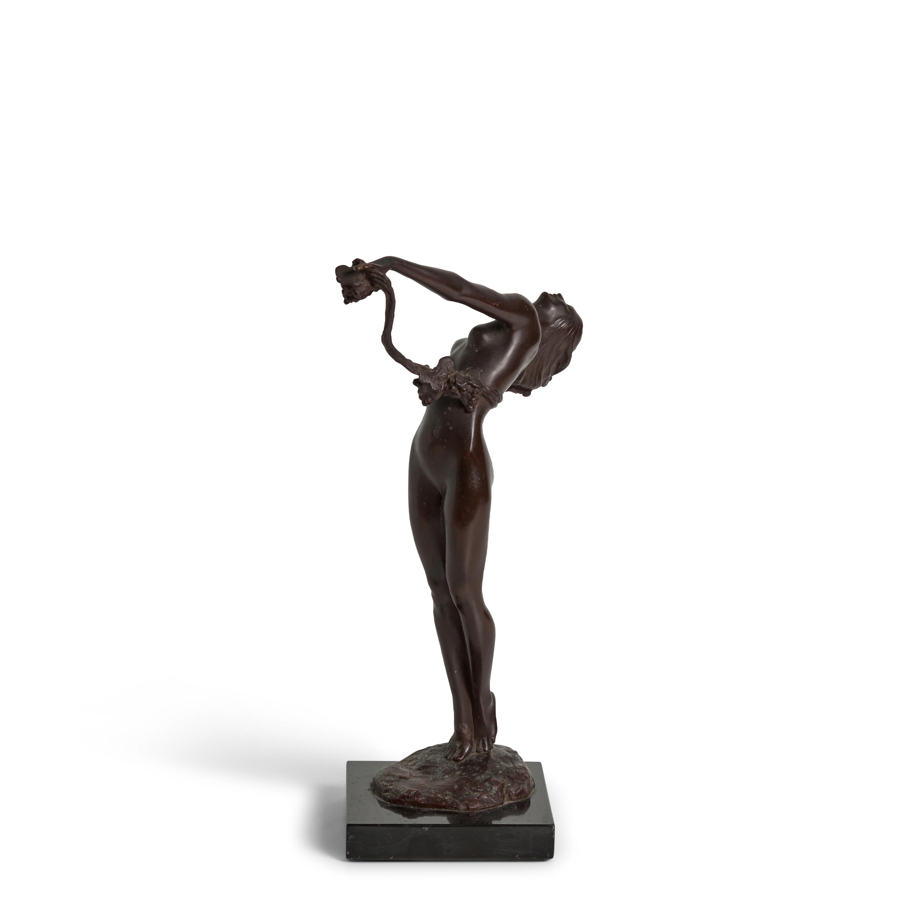 Artwork by Harriet Whitney Frishmuth, The Vine, Made of bronze with brown patina