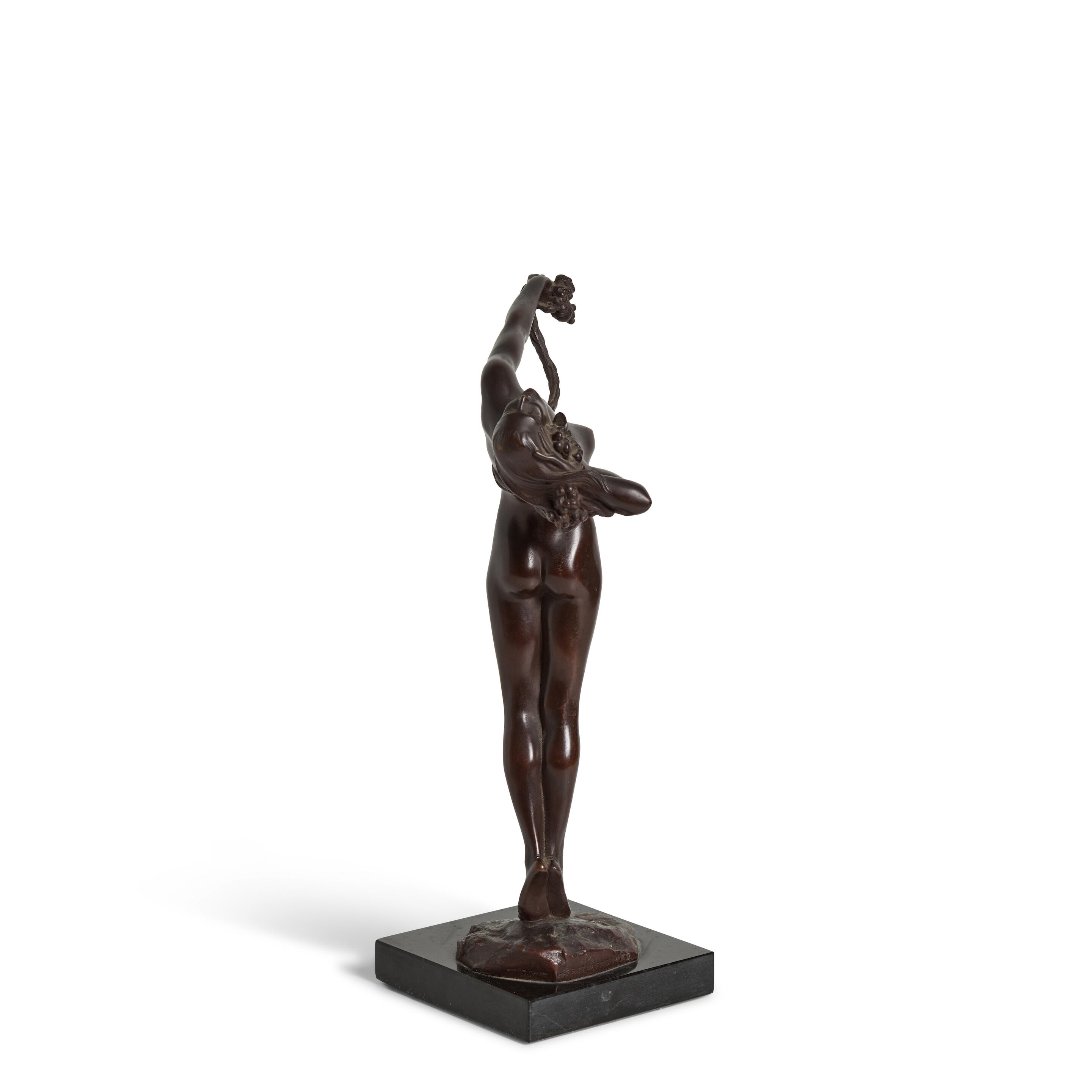 Artwork by Harriet Whitney Frishmuth, The Vine, Made of bronze with brown patina