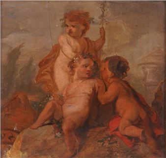 Allegory of the four seasons - Jacob de Wit