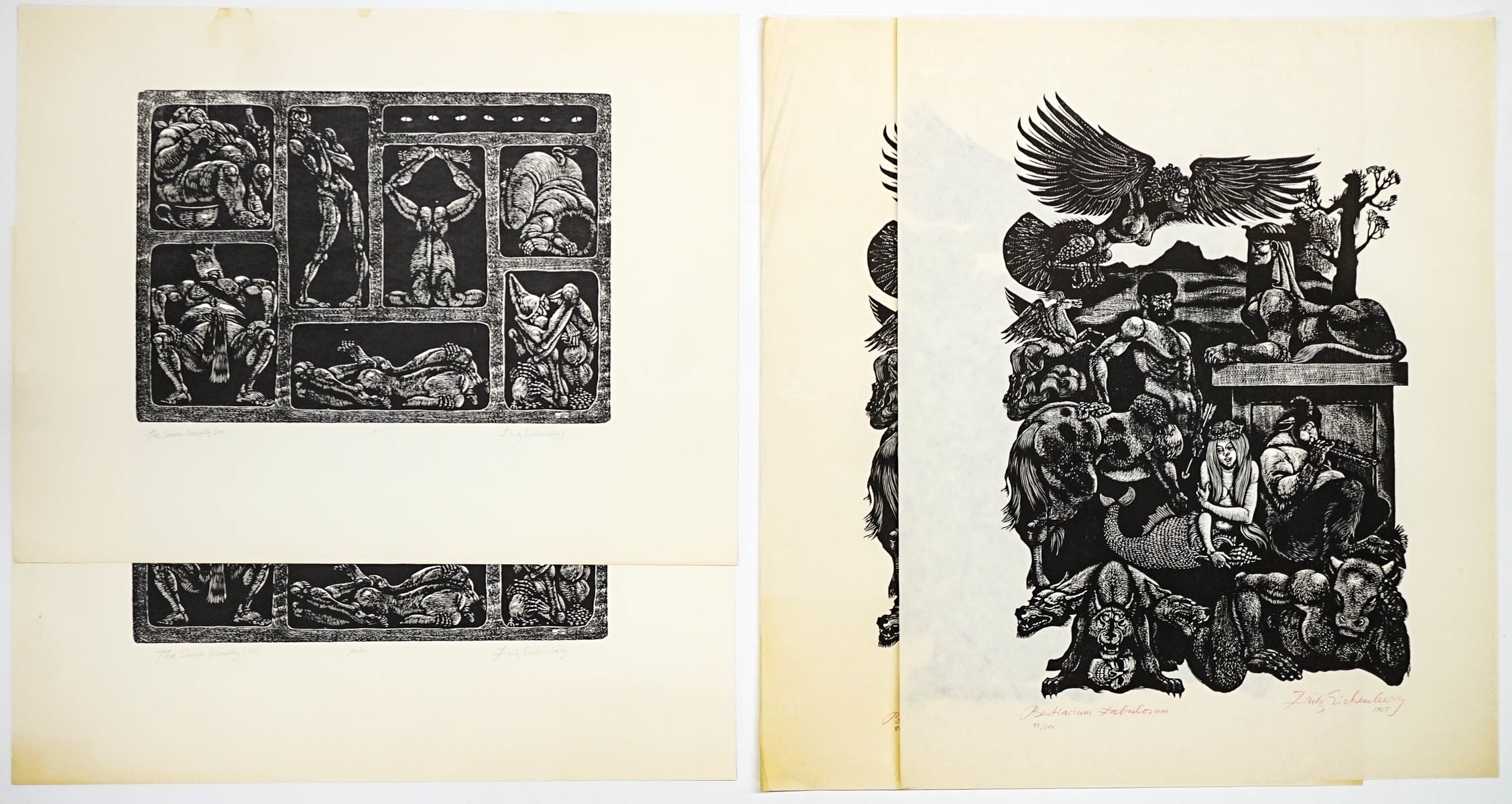 Fritz Eichenberg | SIGNED Wood Engravings | MutualArt