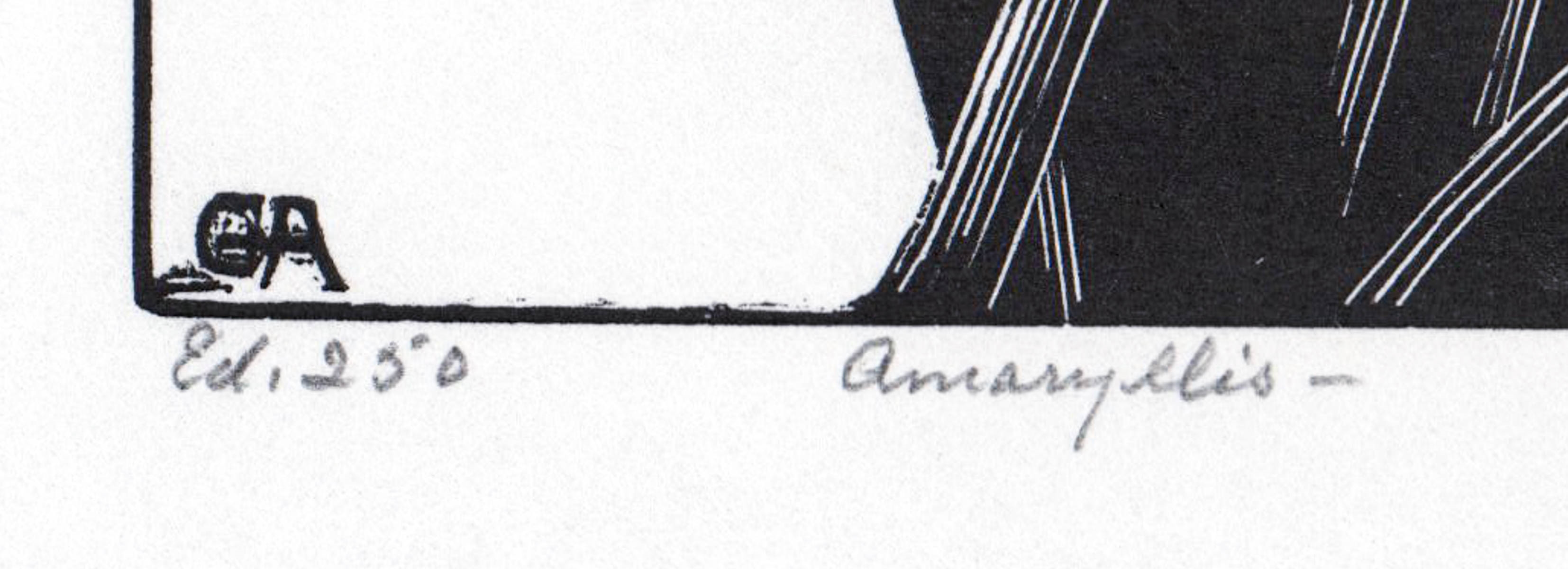Grace Arnold Albee | Grace Thurston Arnold Albee Woodcut | MutualArt