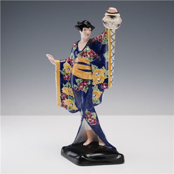 Japanese Woman Figurine by Josef Lorenzl, c. 1927