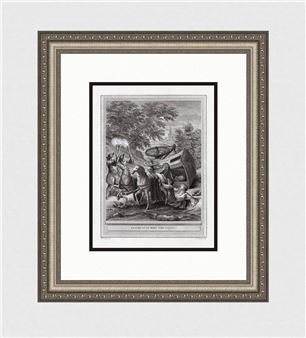 Priest and Death (Fable CXXXV - Jean-Baptiste Oudry