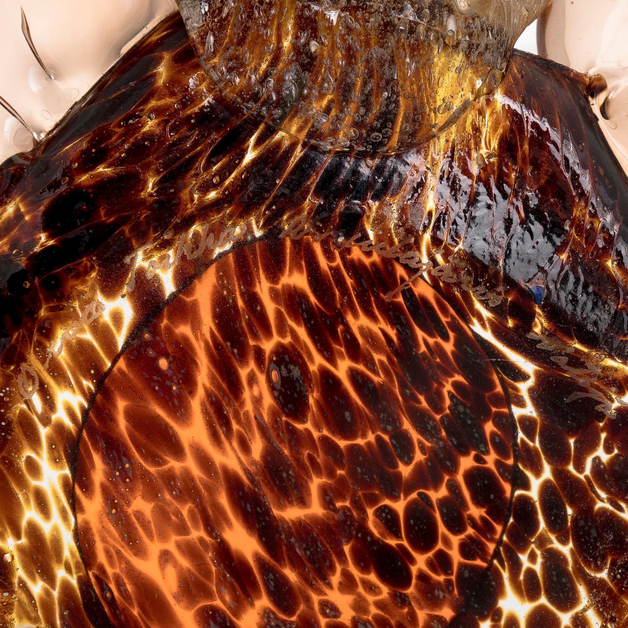 Artwork by Oiva Toikka, Flower, Made of Glass