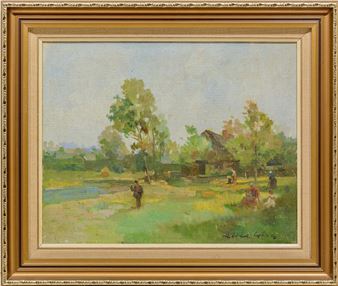 Figures in a Landscape - Géza Zorad
