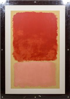 Red Orange on Pink - Mark Rothko