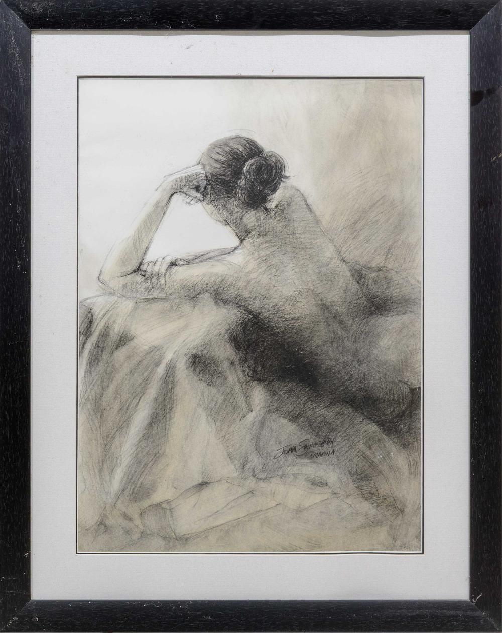 Artwork by Joan Sainsbury, Marina, Made of Graphite
