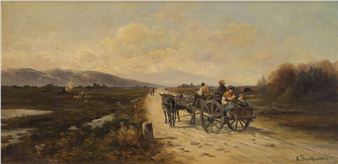 THE DONKEY-CART - Emil Barbarini