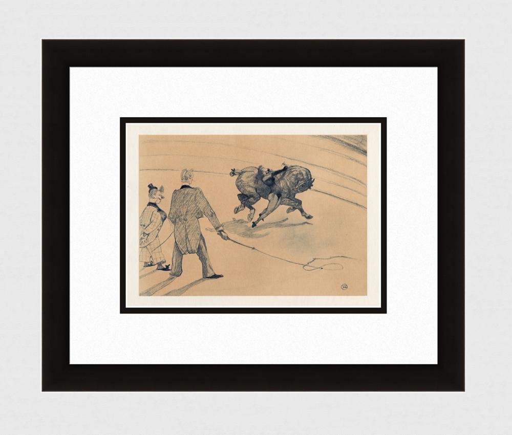 Artwork by Henri de Toulouse-Lautrec, Horse Acrobatics (Voltige, Made of Color Lithograph On Wove Paper