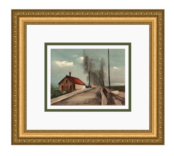 La Route de Brezolles - Maurice de Vlaminck