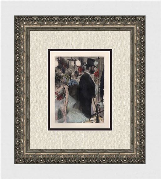 Ludovic Halevy with Dancers - Edgar Degas