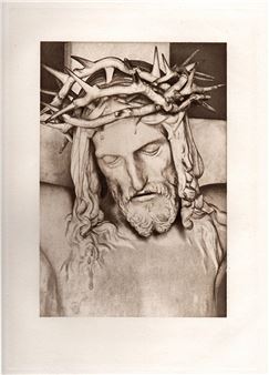 Head of Christ on the Cross - François Rude