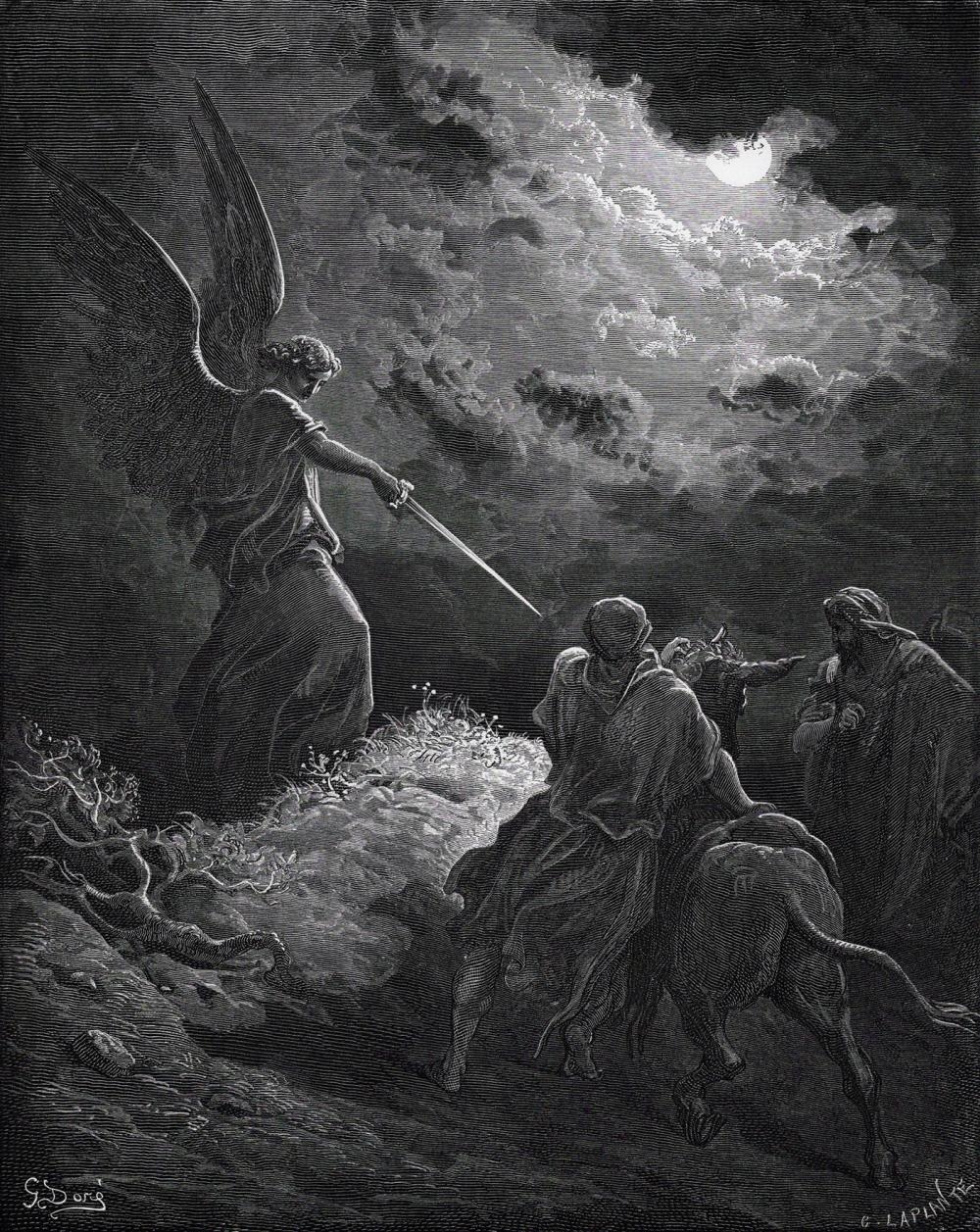 Gustave Doré | The Angel Appearing to Balaam (1880) | MutualArt