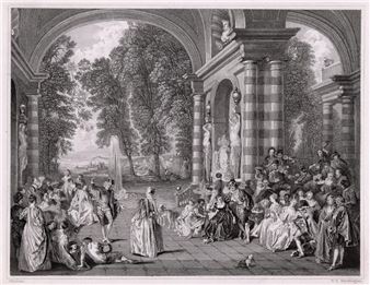 Le Bal Champetre - Jean-Antoine Watteau