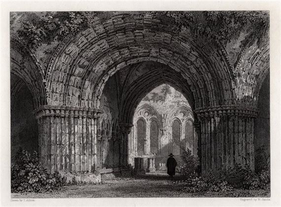 Thomas Allom | Furness Abbey, Cumbria (1845) | MutualArt