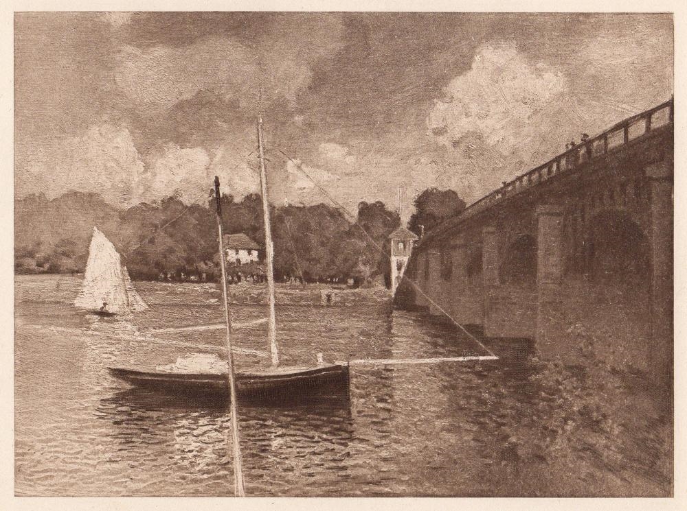 Claude Monet | Le Pont d'Argenteuil (1908) | MutualArt