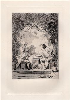 LES TROQUEURS - Jean-Honoré Fragonard