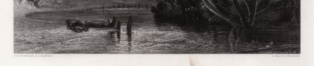 Artwork by Joseph Mallord William Turner, View of the Thames, Made of Engraving On Wove Paper