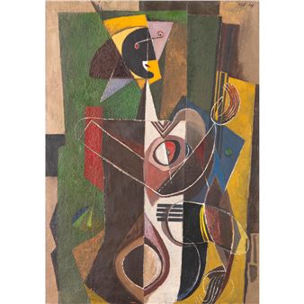 Nude with Raised Arm - Heinrich Wildemann