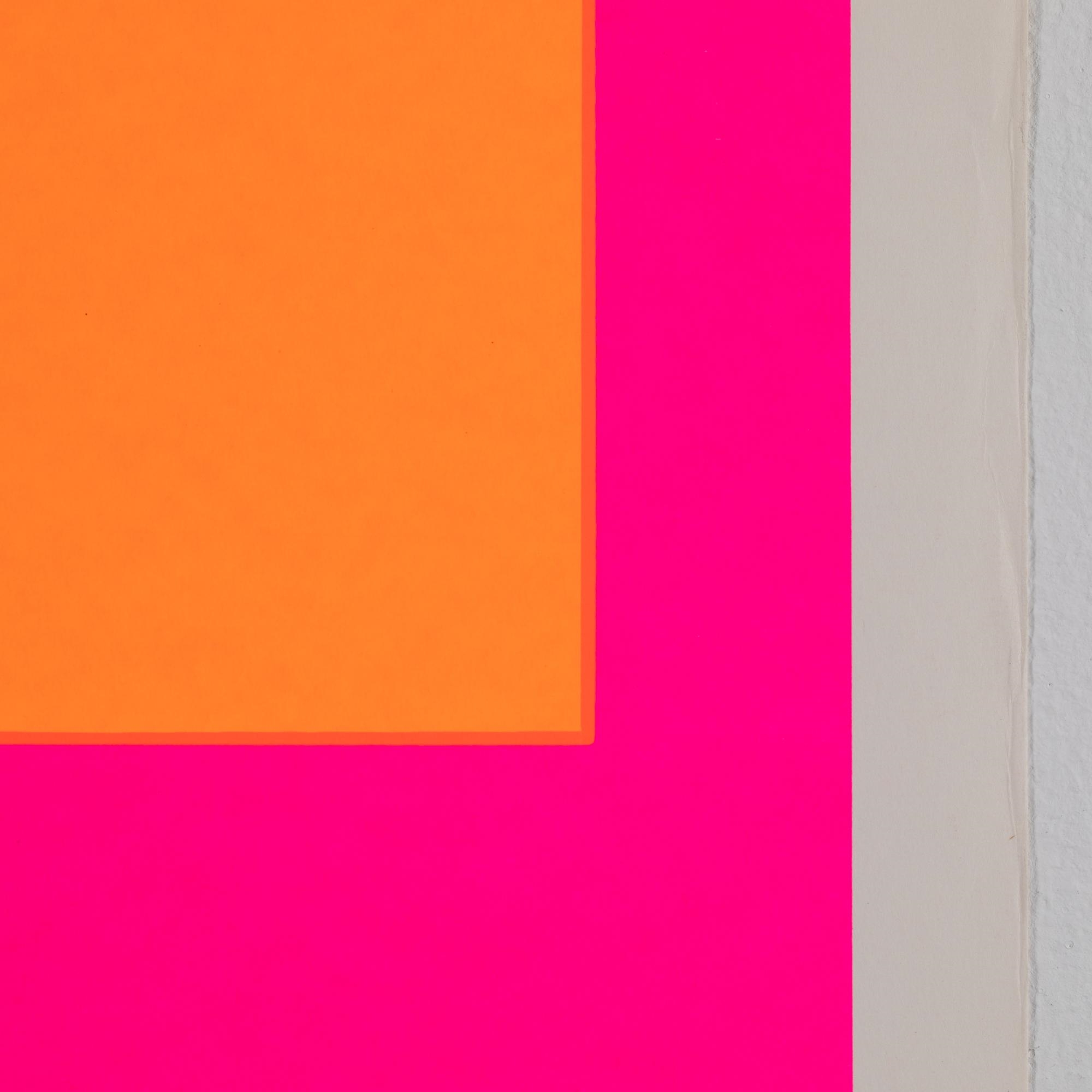 Rupprecht Geiger | Bright red warm to bright red cold | MutualArt