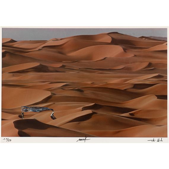 Photograph from the series 'Expedition in kÃ¼nstliche GÃ¤rten by Heinz Mack, Thomas Höpker, 1976