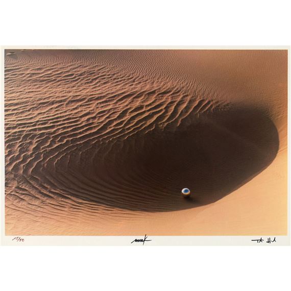 Photograph from the series 'Expedition in kÃ¼nstliche GÃ¤rten by Heinz Mack, Thomas Höpker, 1976