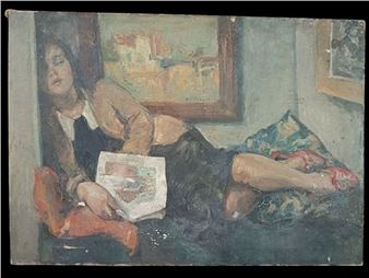 Jeune femme endormie - André Planson