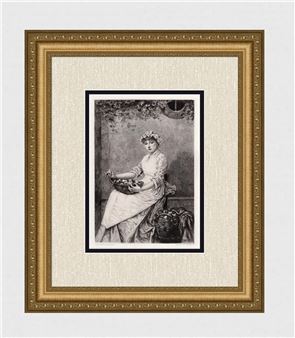 The Apple-Seller - Jules Émile Saintin