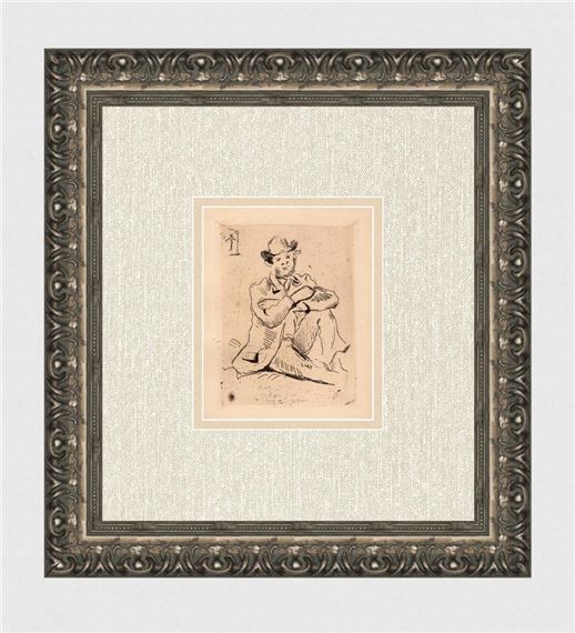 Guillaumin au Pendu (Guillaumin with Hanged Man - Paul Cézanne