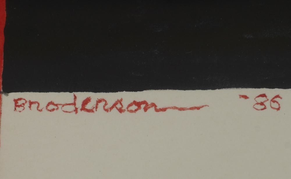 Artwork by Morris Broderson, Dancers, Made of Watercolor