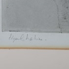 Artwork by Edgar Chahine, La Promenade, Made of Etching