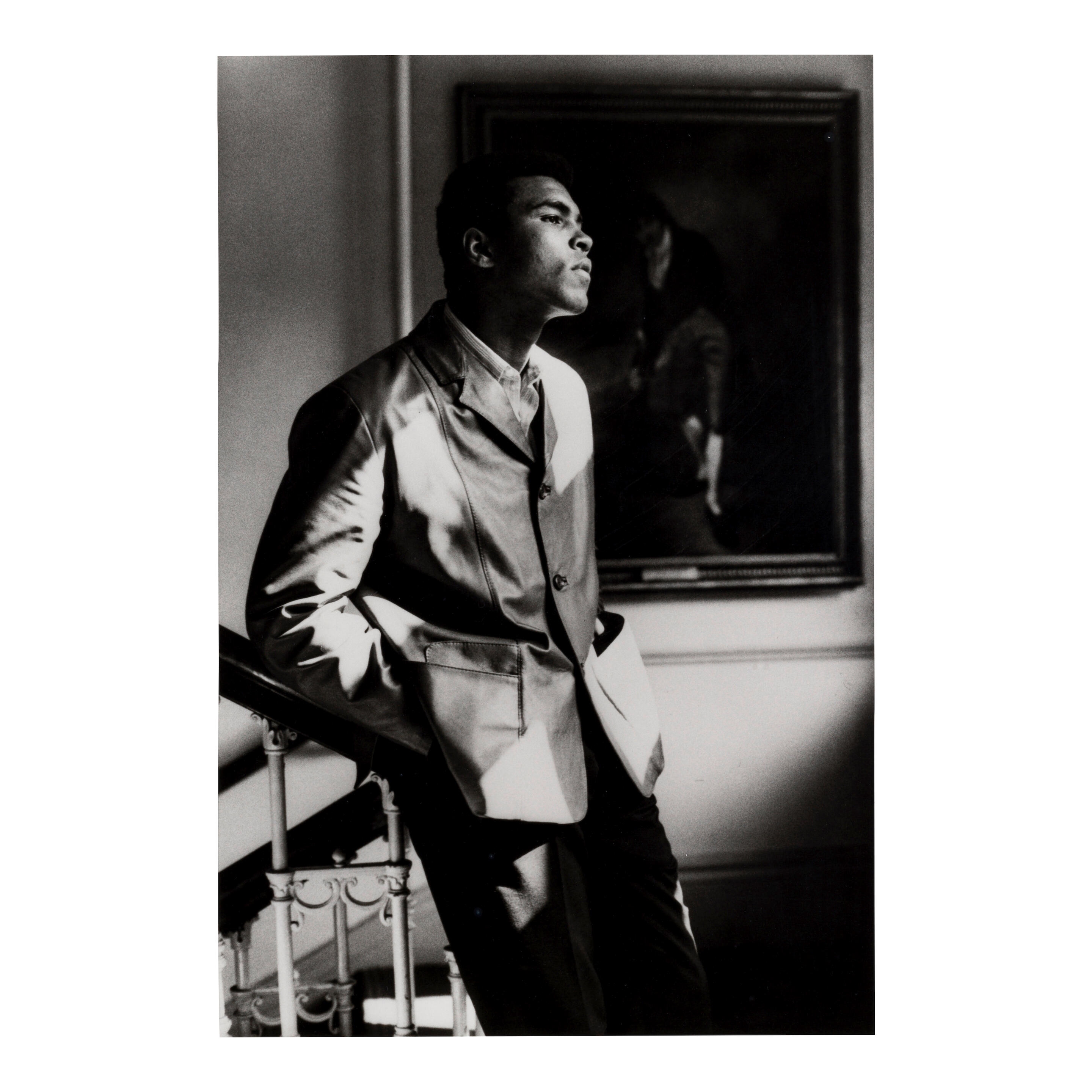Artwork by Gordon Parks, Muhammad Ali, London, England, Made of gelatin silver print