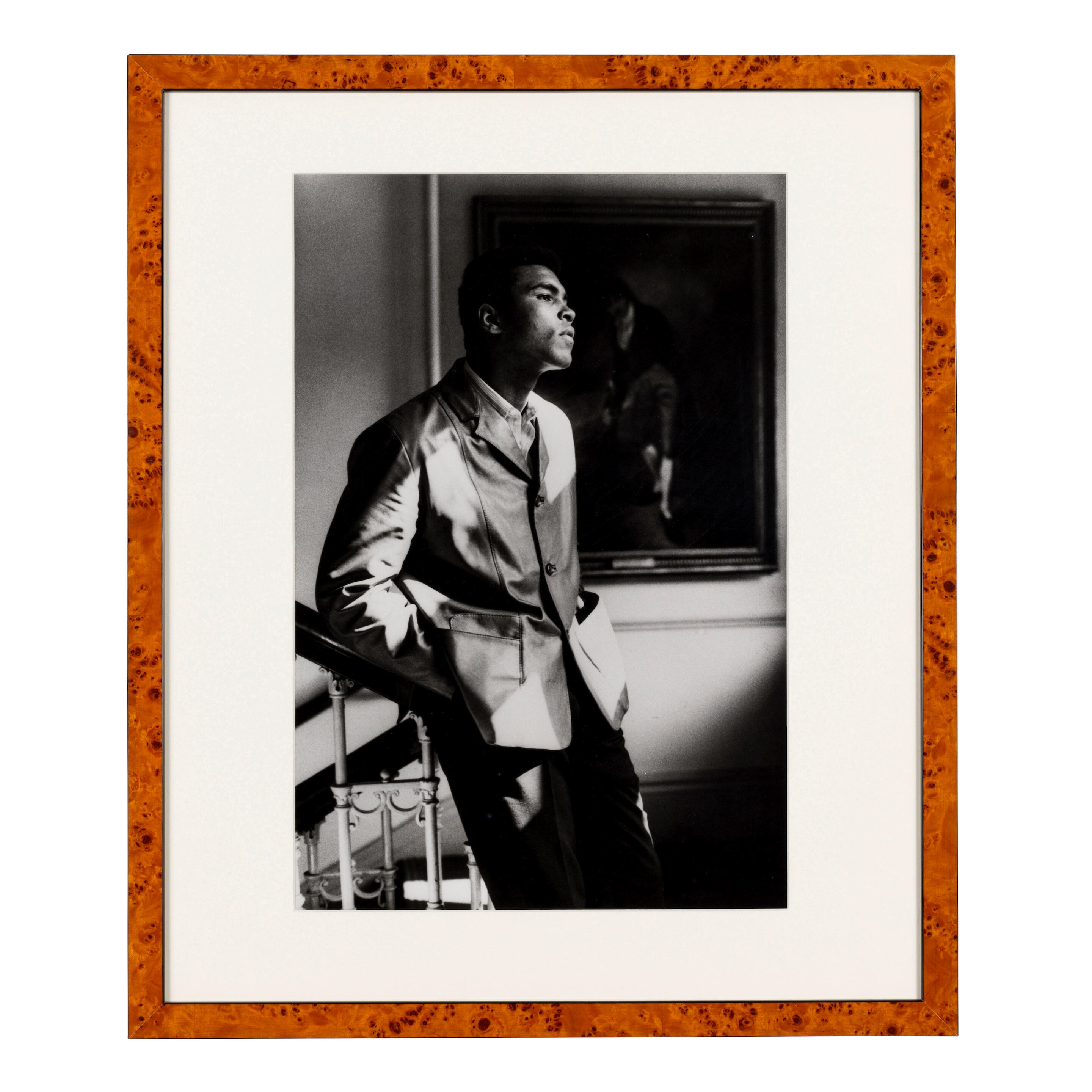 Artwork by Gordon Parks, Muhammad Ali, London, England, Made of gelatin silver print