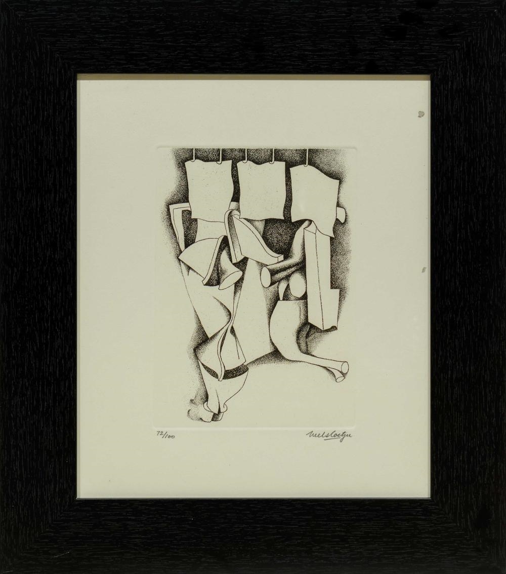 Artwork by Neels Coetzee, Abstract Composition, Made of Etching