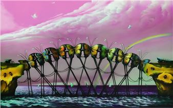 Winged Bridge - Vladimir Kush