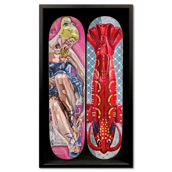 Lobster and Seated Ballerina