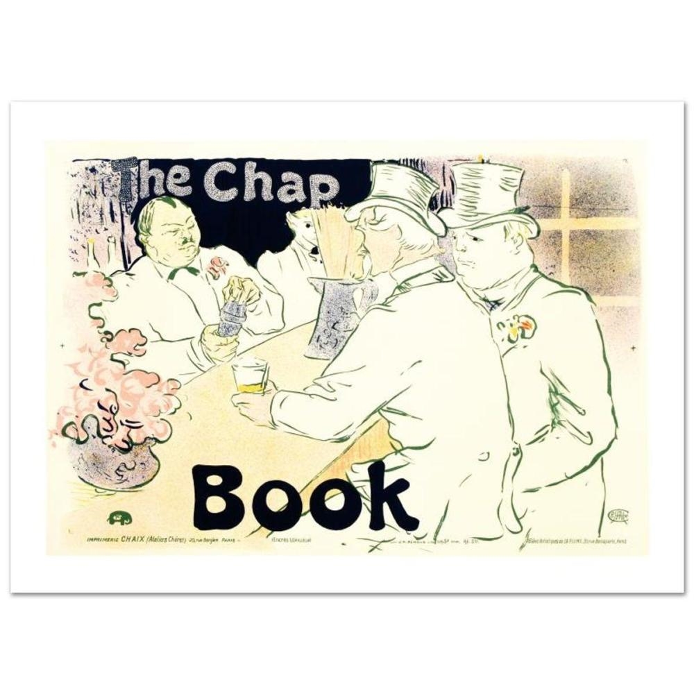 Artwork by Henri de Toulouse-Lautrec, The Chap Book Hand Pulled Lithograph, Made of Lithograph