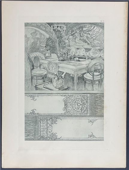 Alphonse Mucha | Interior Design (1902) | MutualArt