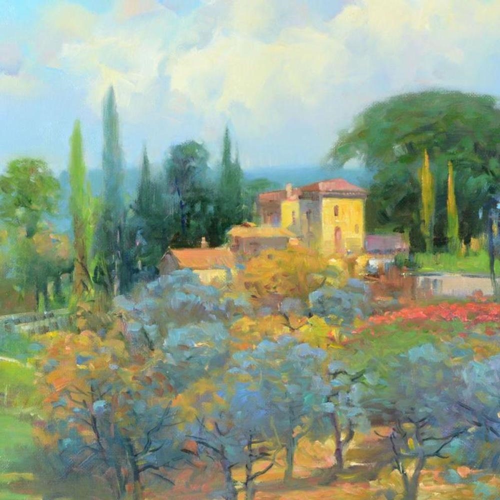 Artwork by Ming Feng, The Olive Grove, Made of Oil Painting On Canvas