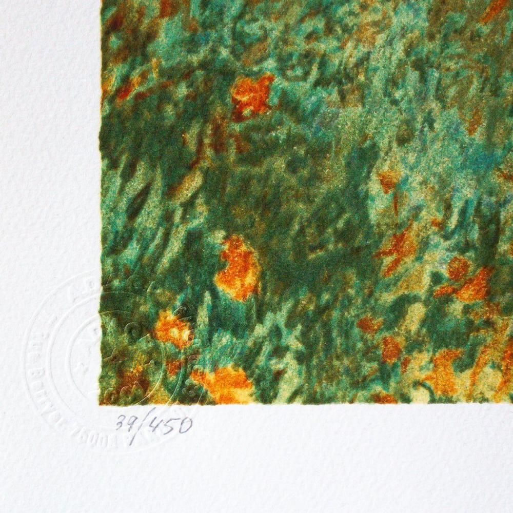 Artwork by Claude Monet, Chemin Dans Les Bles A Pourville, Made of Lithograph