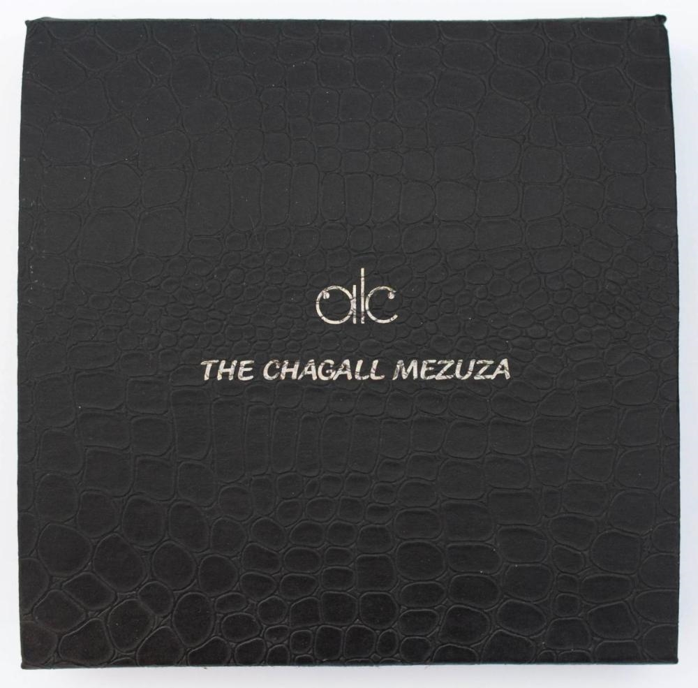 Artwork by Marc Chagall, 12 Tribes Hadassah Windows - Asher, Made of Silkscreen On 24K Gold Plated Bronze