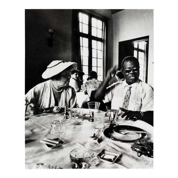 Louis Armstrong, Castle Hill, Ipswich, Massachusetts by Gordon Parks, 1955