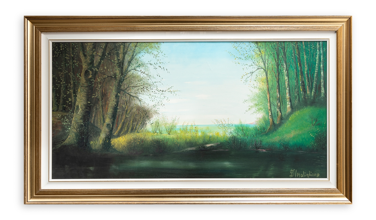 Artwork by Domenico Verdiglione, Senza Titolo, Made of oil on canvas