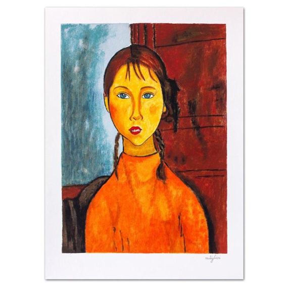 Bambina Con Trecce - Amedeo Modigliani