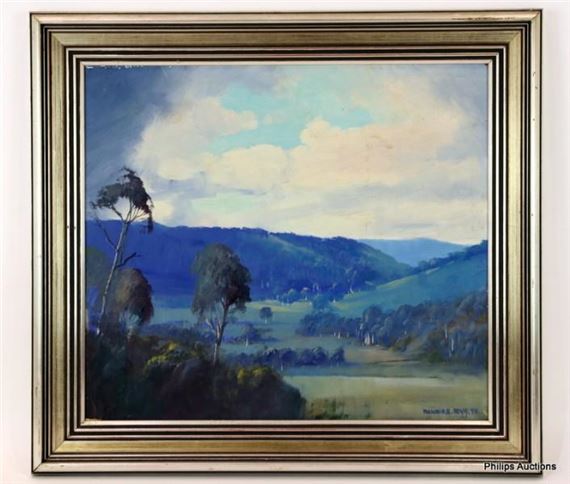 Approaching Showers,Gembrook by Ronald Elliot Bull, 1973