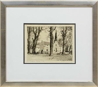 3 x Etchings, Cape Dutch Houses - Edgar J. Maybury