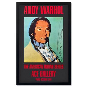 The American Indian Series (Black - Andy Warhol