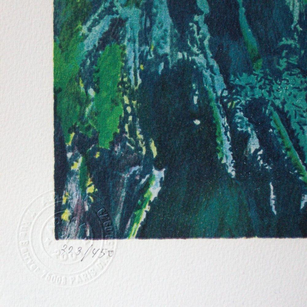 Artwork by Claude Monet, Iris, Made of Lithograph