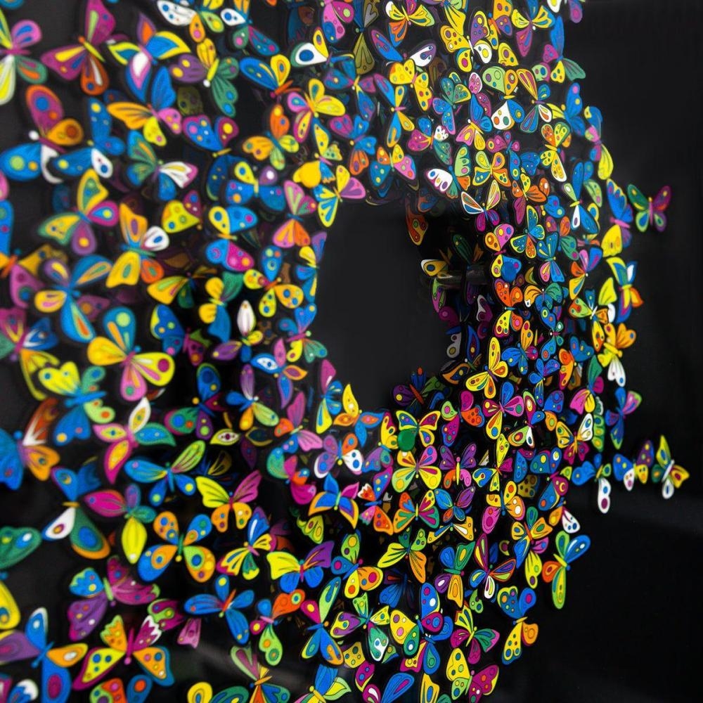 Artwork by Patricia Govezensky, Sunlight, Made of 3D Multilayered Woodcut