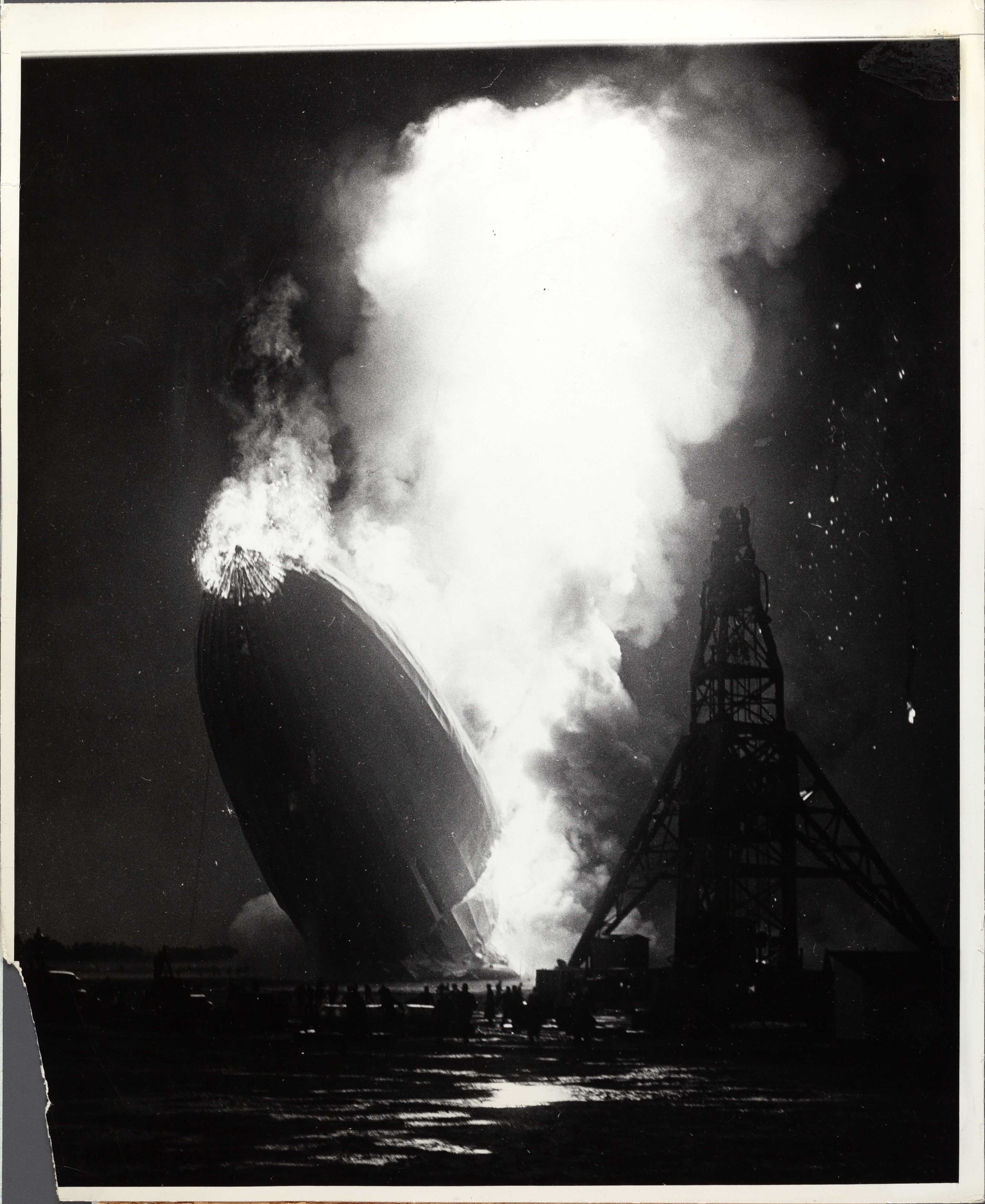 Murray Becker | The Hindenburg disaster at Lakehurst (3 prints), 6 May ...